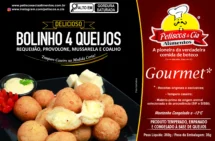 Bolinho 4 Queijos (requeijão cremoso, provolone, coalho e mussarela) 350G